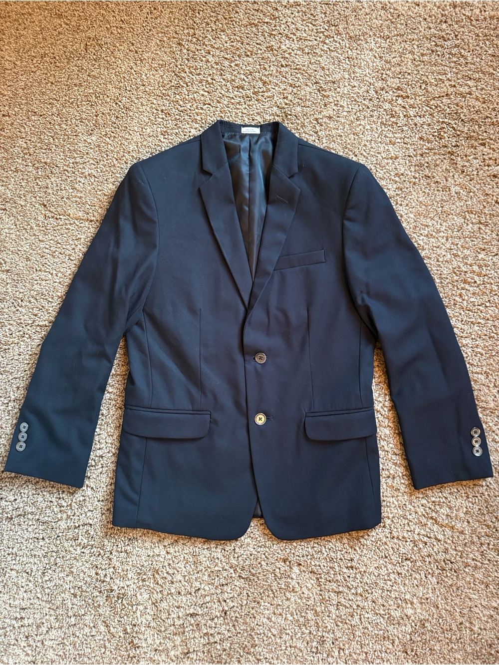 Calvin Klein Deep Navy Blazer with Branded Label